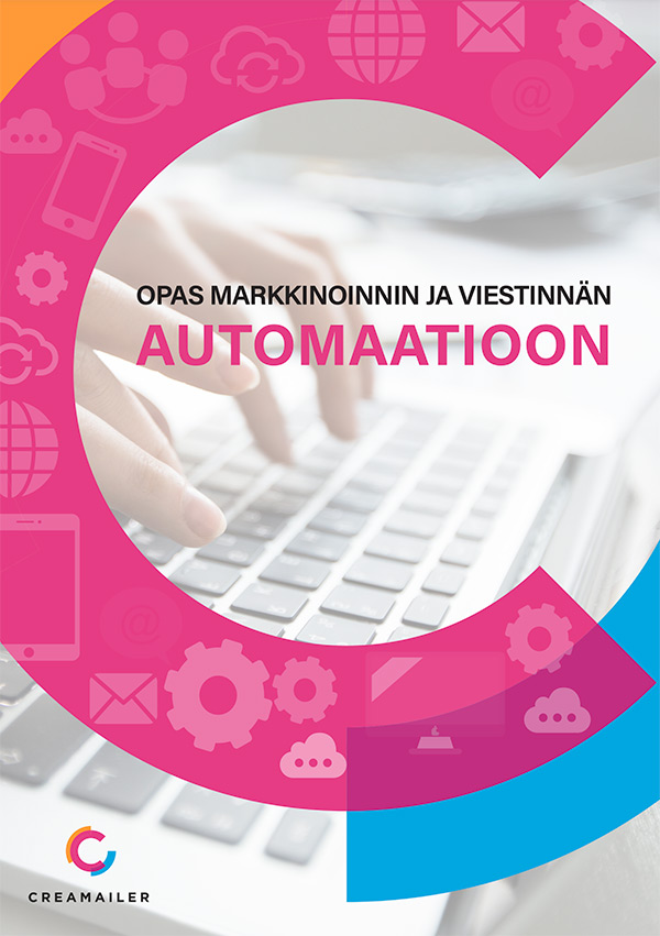 Opas markkinoinnin ja viestinnän automaatioon - Kansi